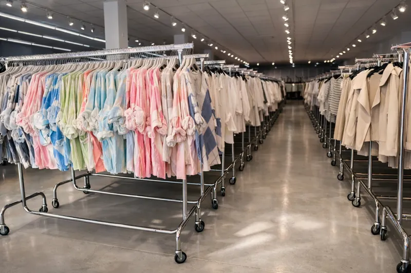 Detalles del showroom del mayorista de moda en Crevillente